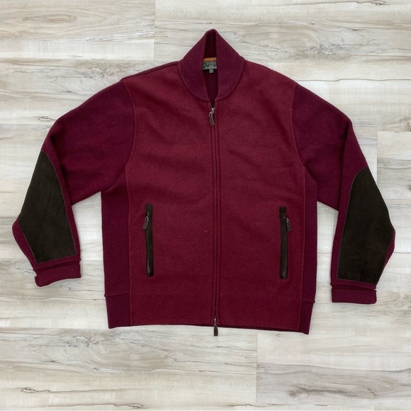 J.L. Powell The Sporting Life Men’s Alpaca blend zip up jacket Sz Large - Picture 1 of 6